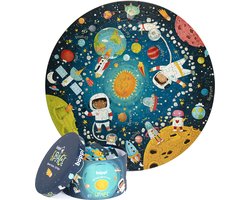 foto van Ruimtevaart - ronde puzzel - 150 stukjes - 58cm diameter - gemaakt van 3-laags gerecycled karton