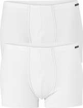 SCHIESSER Cotton Essentials shorts (2-pack) - wit - Maat: L