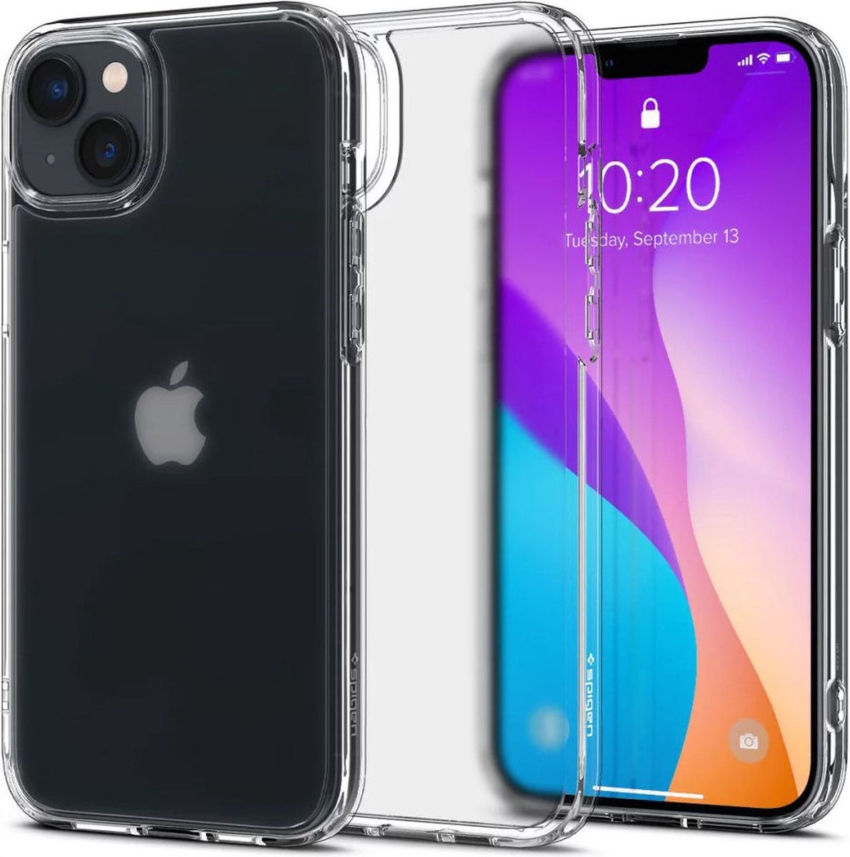 Geschikt voor Spigen Ultra Hybrid Apple iPhone 14 Plus Hoesje Back Cover Clear