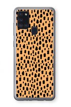 Case Company® - Coque Samsung Galaxy A21s - Panthère - Coque souple pour téléphone - Protection tous côtés et bord d'écran