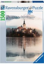 Ravensburger Puzzel Het eiland van wensen, Bled, Slovenie - Legpuzzel - 1500 stukjes