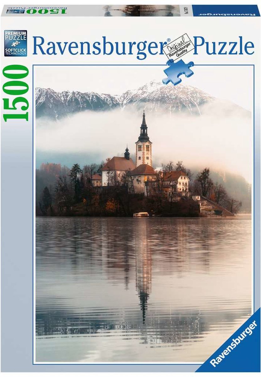 Ravensburger Puzzel Het eiland van wensen, Bled, Slovenië - Legpuzzel - 1500 stukjes