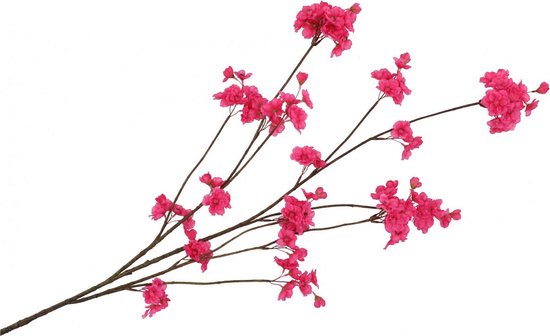Zijden bloemen - Roze - Bloesem tak Kunstbloemen - 125 cm - Natuurlijk Bloemen