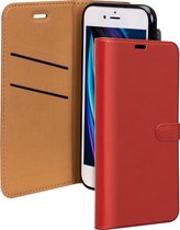 Folio Wallet iPhone SE 2022/SE/8/7/6S/6 Rouge avec languette de fermeture Bigben