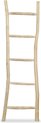 vidaXL - Handdoekenladder - met - 5 - sporten - 45x150 - cm - teakhout