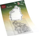 Marianne D Clear Stamps & Die Hetty's Santa HT1669 12x21cm (11-22)-kaarten maken-hobby-scrapbook-stempel-mal-knutselen-DIY-creatief