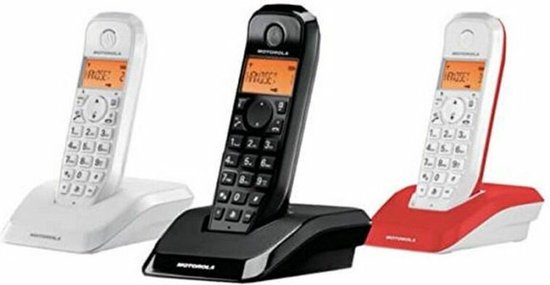 Motorola S1203 - Téléphone DECT unique - Zwart