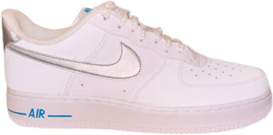 Nike aie force 1 '07 F22 - Sneakers - Mannen - Wit/Blauw/Zilver - Maat 44.5