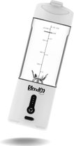 BlendGO Pro Wit - Blender to Go - Smoothie Maker - Draagbare Mini Blender - Portable Blender - 530 ML