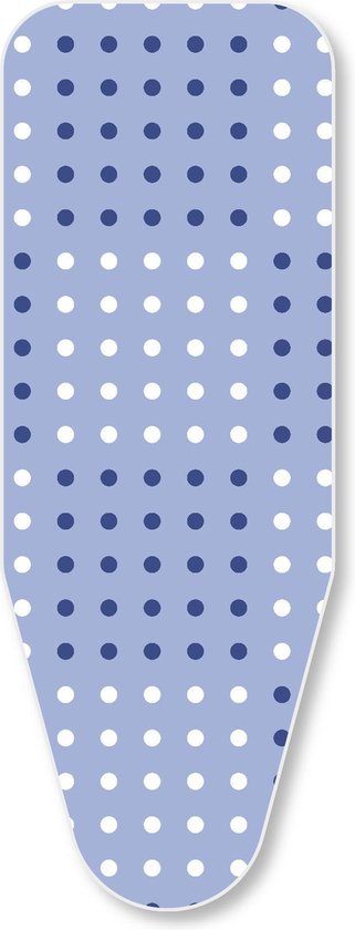 Strijkplankhoes 5 Laags, 134 x 53 cm. Blauw Gestipt