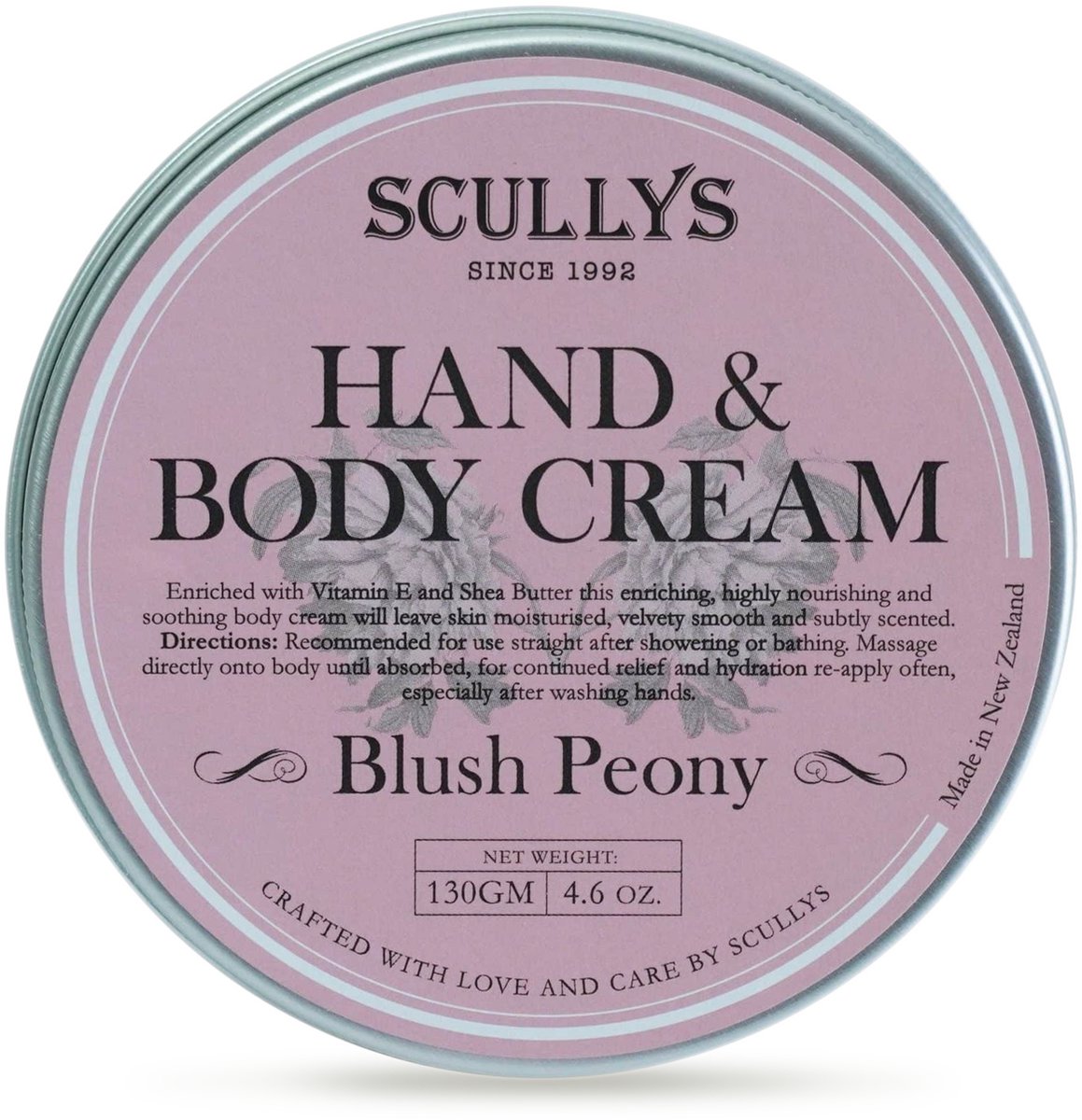 Hand & Bodycrème - Pioenroos, Tuberoos & Jasmijn Etherische Oliën - Huidverzorging