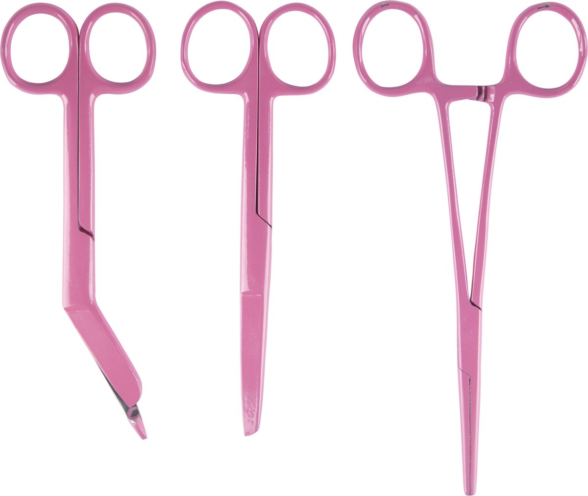 Goedkoopste Verpleegkunde set full roze - Mast Medical – Kocher – Verbandschaar – Chirurgische Schaar - Verpleegkundige - Verpleegkunde
