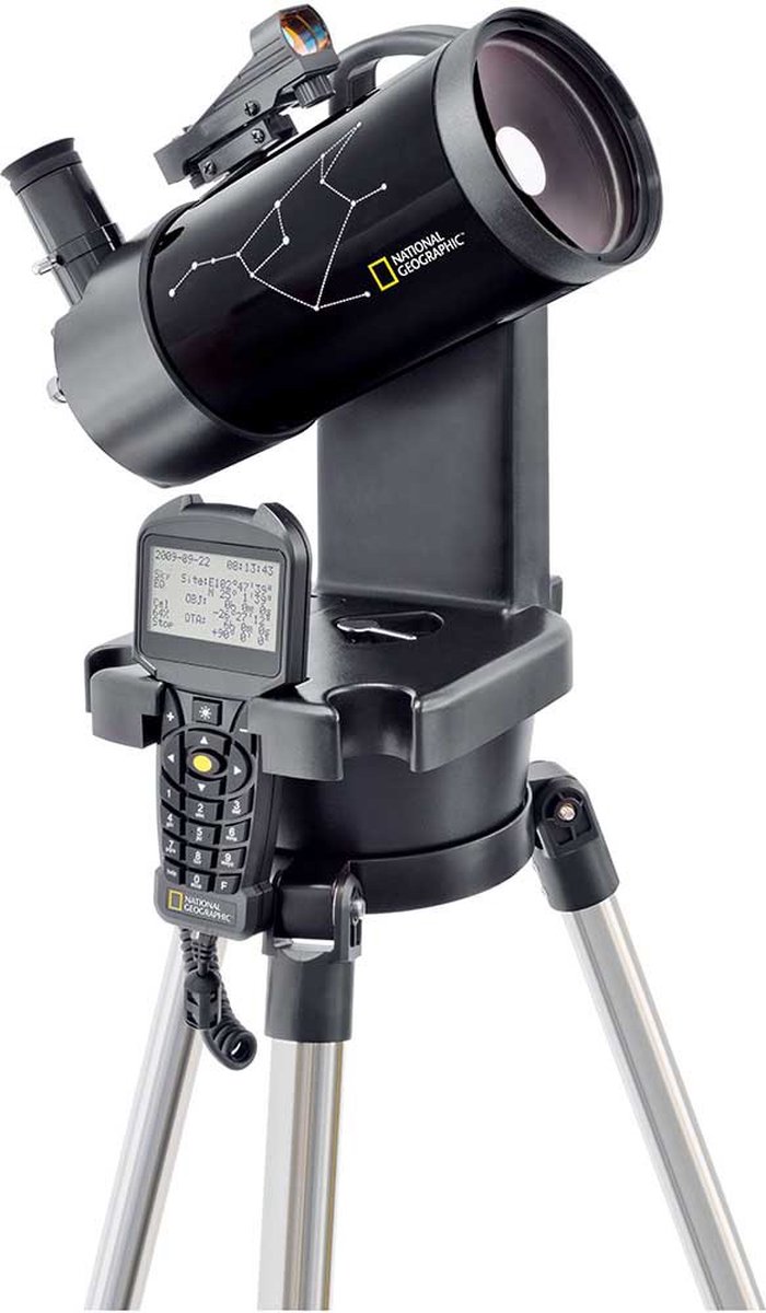 National Geographic Telescoop - 90/1250 - Met GoTo-Volgsysteem - Sterrenkijken voor volwassenen - Sterrenkijker - Bresser