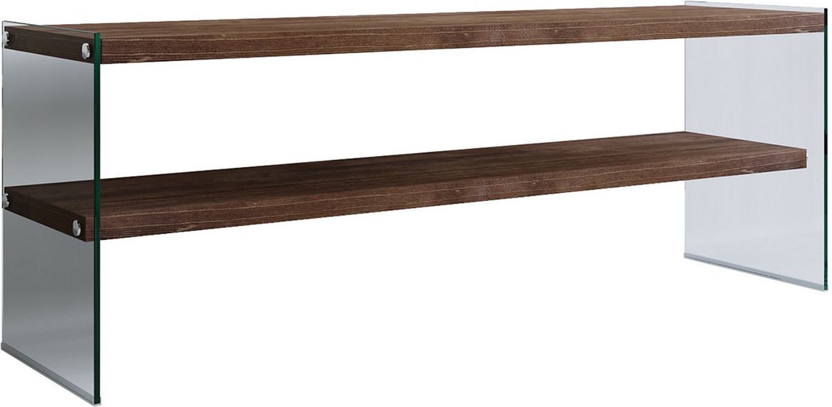 TV Meubel - Stijlvol Walnoot Design - 120x45x35cm - Duurzaam Dennenhout