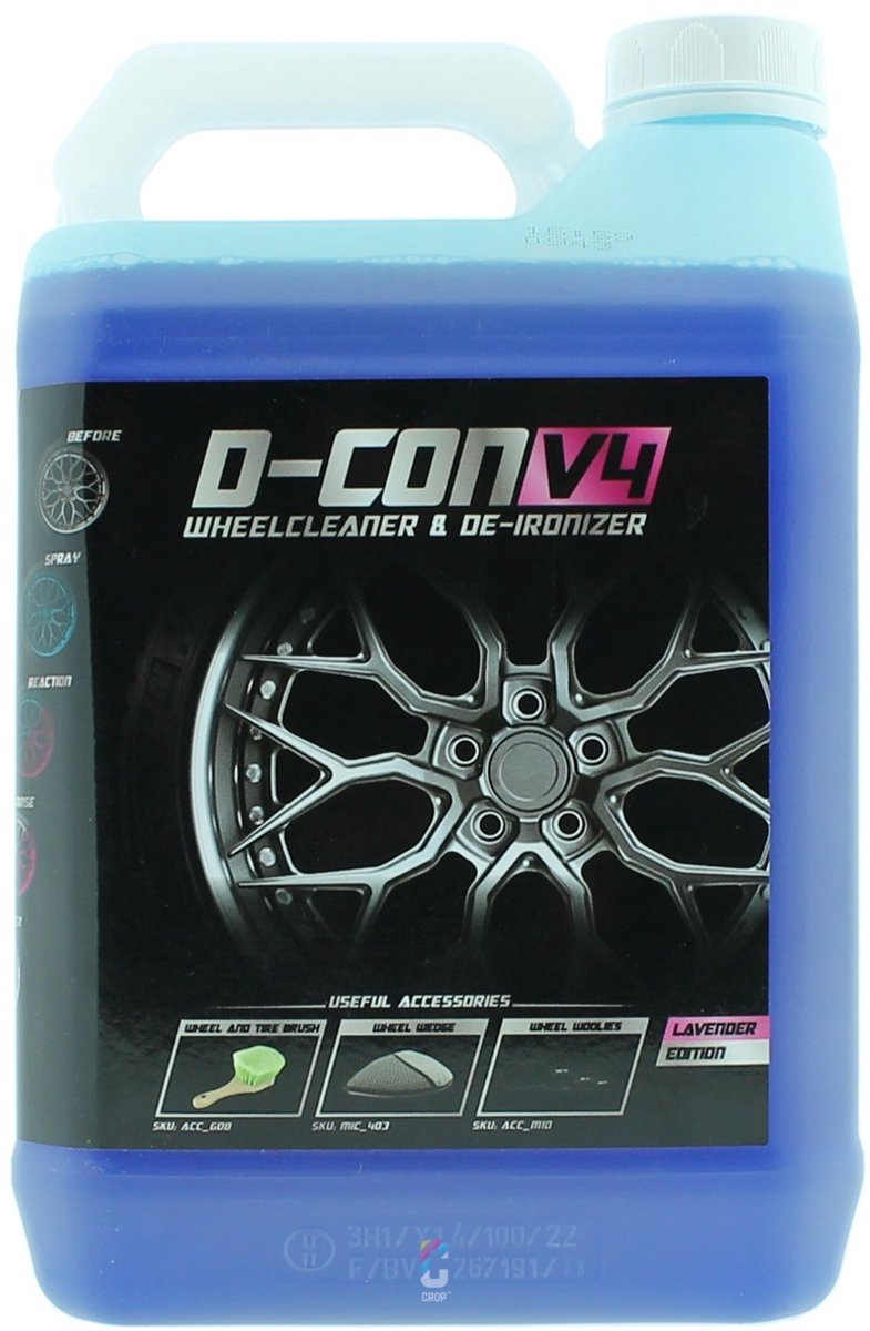 Chemical Guys Decon Wheel Cleaner & Iron Remover 5 liter Gallon - Velgenreiniger - Vliegroestverwijderaar - Krachtig