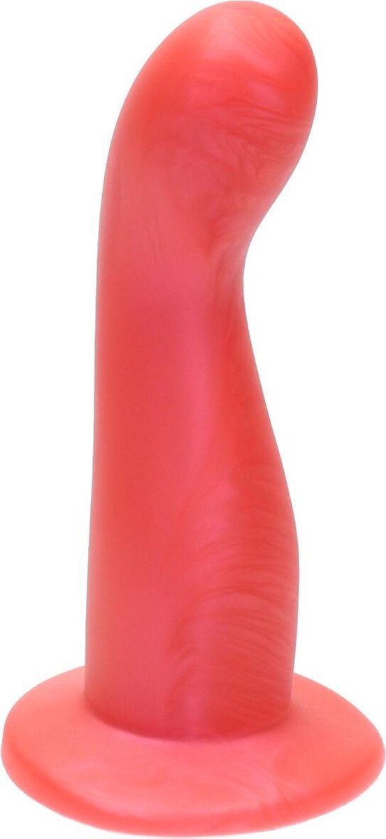 Goedkoopste Ylva & Dite - Leda - Siliconen G-spot / Prostaat dildo - Made in Holland - Fel Rood Metallic