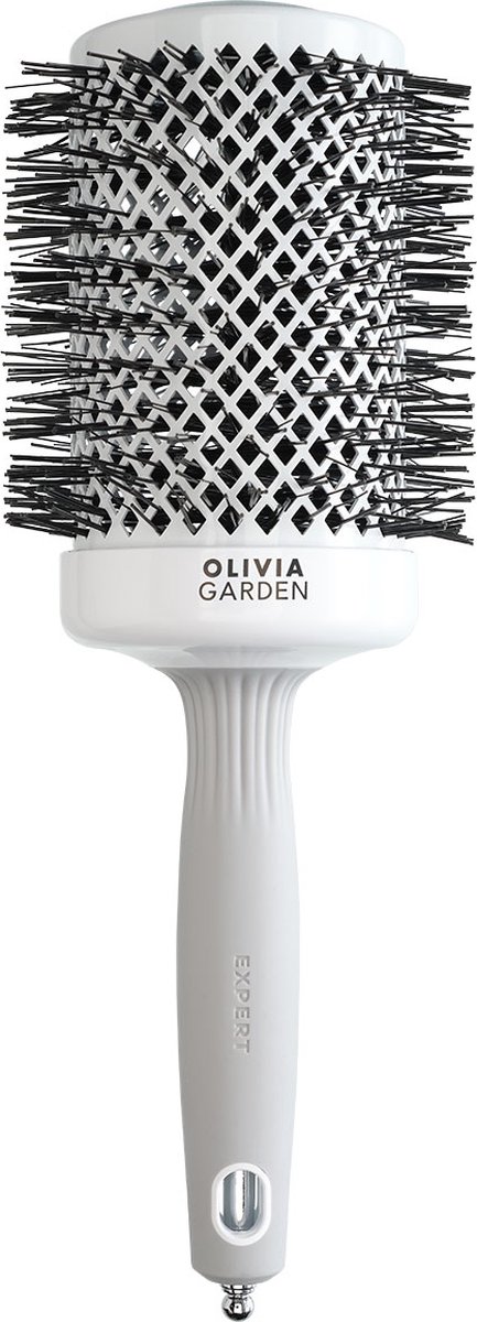 Olivia Garden - Expert Blowout Shine White & Grey - 65 mm