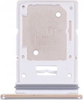 voor Samsung Galaxy A53 5G A536B A536 SIM-kaart lade SD Slot Houder Zilver