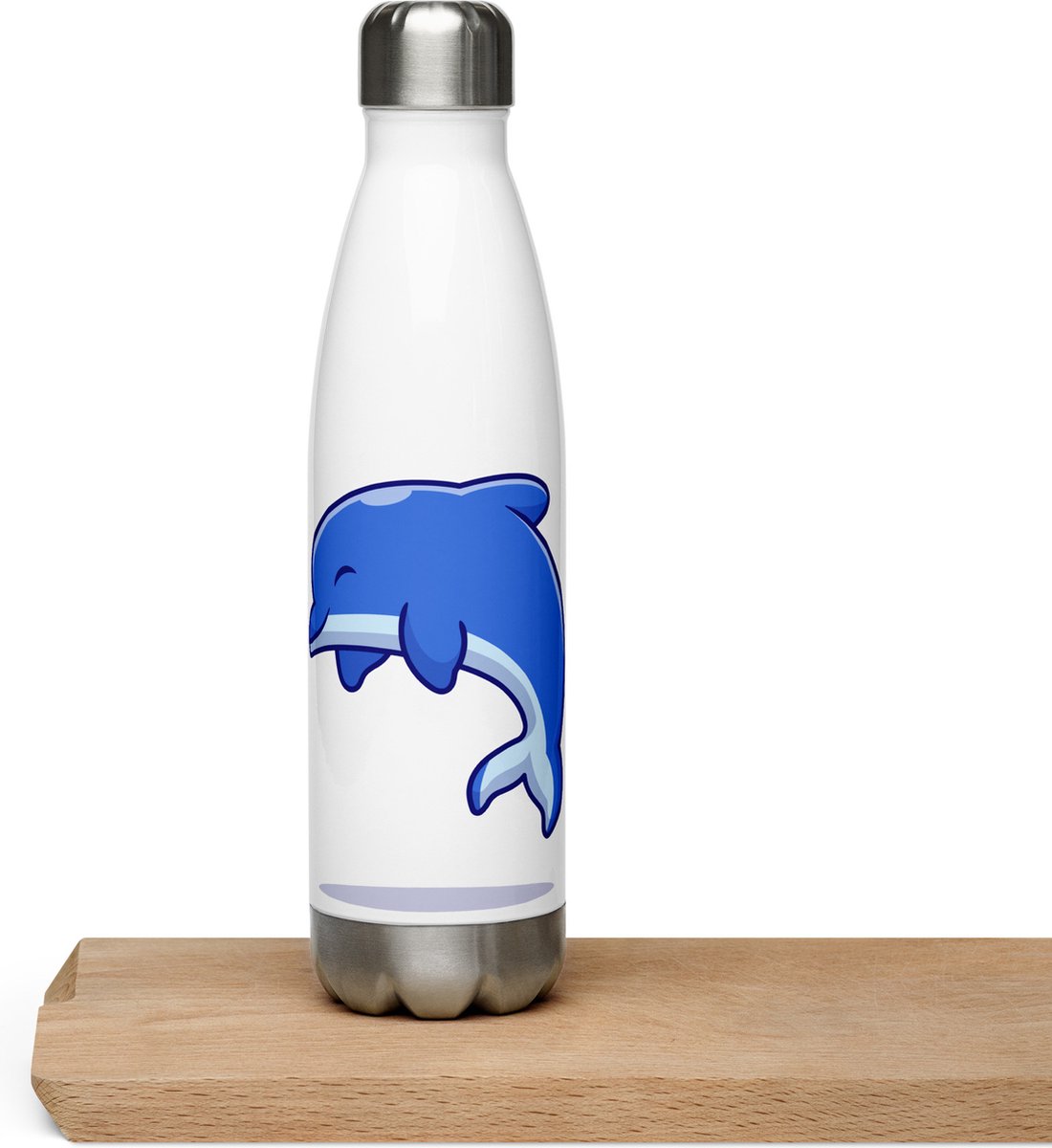Roestvrij stalen waterfles - Dolphin - 500ml
