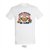 T-shirt Have Courage and be kind - T-shirt korte mouw - Wit - 2 jaar