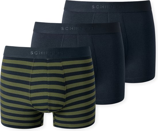 Schiesser 3PACK Shorts 95/5 Organic Heren Onderbroek - Maat XXL
