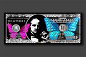 Godfather Lv Dollar peinture 120x50cm