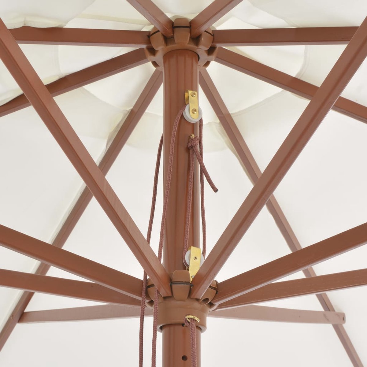 vidaXL-Parasol-met-houten-paal-350-cm-zandwit
