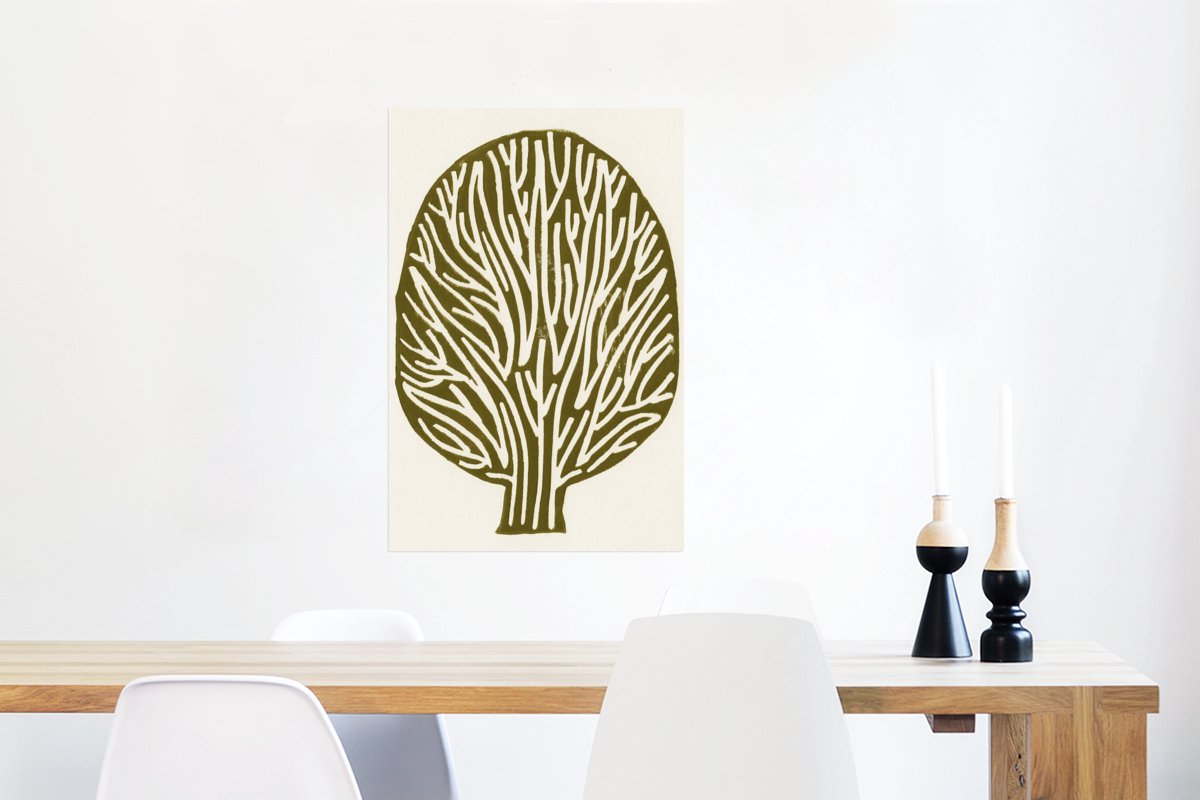 Poster Boom - Abstract - Pastel - Groen - 60x90 cm