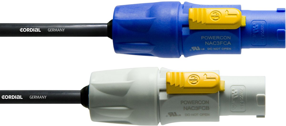 Cordial CFCA 3 FCB PowerCon Patchkabel 3m - Kabel