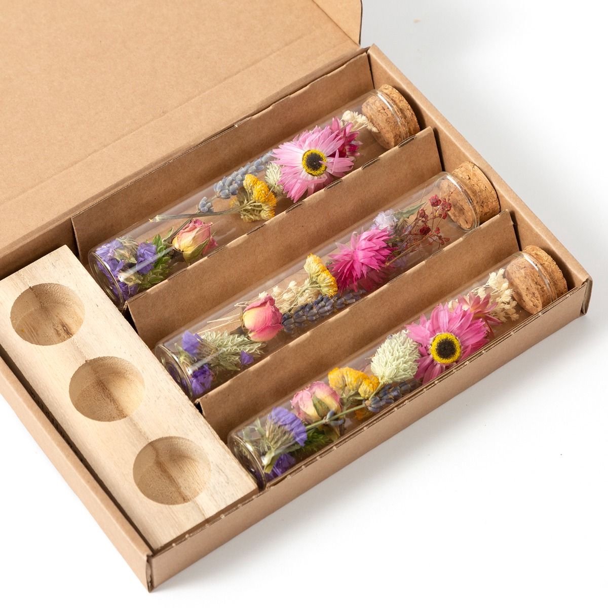 BloomGift | Droogbloemen | Brievenbus cadeaus | Message in a Bottle Multi