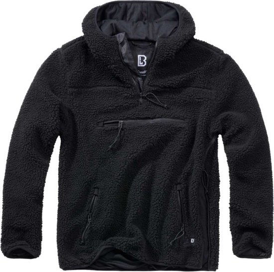 Pullover Brandit Homme - Polyacrylique/Coton - Coudes Renforcés - Poche Poitrine
