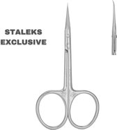 STALEKS - EXCLUSIVE- Manicure/nagelriem schaar - met HAAK vorm- type 21/2 - PROFESSIONELE nagelriem schaar - zeer duurzaam