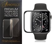 APROTECT® - Screenprotector voor Apple Watch 3 38mm - Tempered glass - Geschikt voor iWatch 3 38mm - Full Cover Screen protector