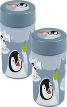 Sunware - Sigma home Food to go drinkbeker Pinguin - Set van 2