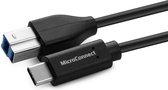 Microconnect W127021089 USB-kabel 5 m USB 3.2 Gen 1 (3.1 Gen 1) USB C USB B Zwart