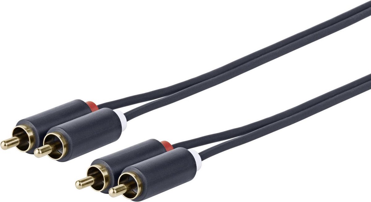 Vivolink PRORCARCA5 audio kabel 5 m 2 x RCA Zwart