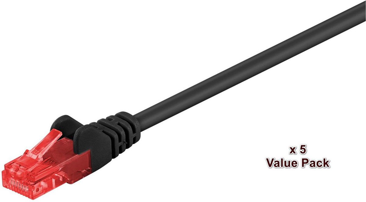 Microconnect V-UTP615SVP netwerkkabel Zwart 15 m Cat6 U/UTP (UTP)