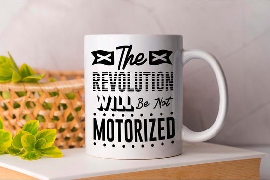 Foto: Mok the revolution will be not motorized motorfiets ride bike i love motorcycle motorcycle i love bike sport fiets life motorcycle bike addict riding 