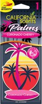 California Scents Palm Tree Coronado Cherry Air Freshener - Autogeurtje - Luchtverfrisser (Kersen)