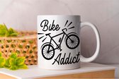 Mok Bike Addict - Motorfiets - Ride - Bike - I love Motorcycle - Motorcycle- I love Bike - sport - Fiets - Life & Motorcycle - Bike Addict - Riding.