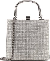 Small elegant bag decorated with cubic zirconias