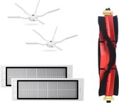 Onderhoudspakket (Wit) - Compatible met Roborock S4, S5, S6 & E Series (S4, S5, S5Max, S6, S6 Pure, S6MaxV)