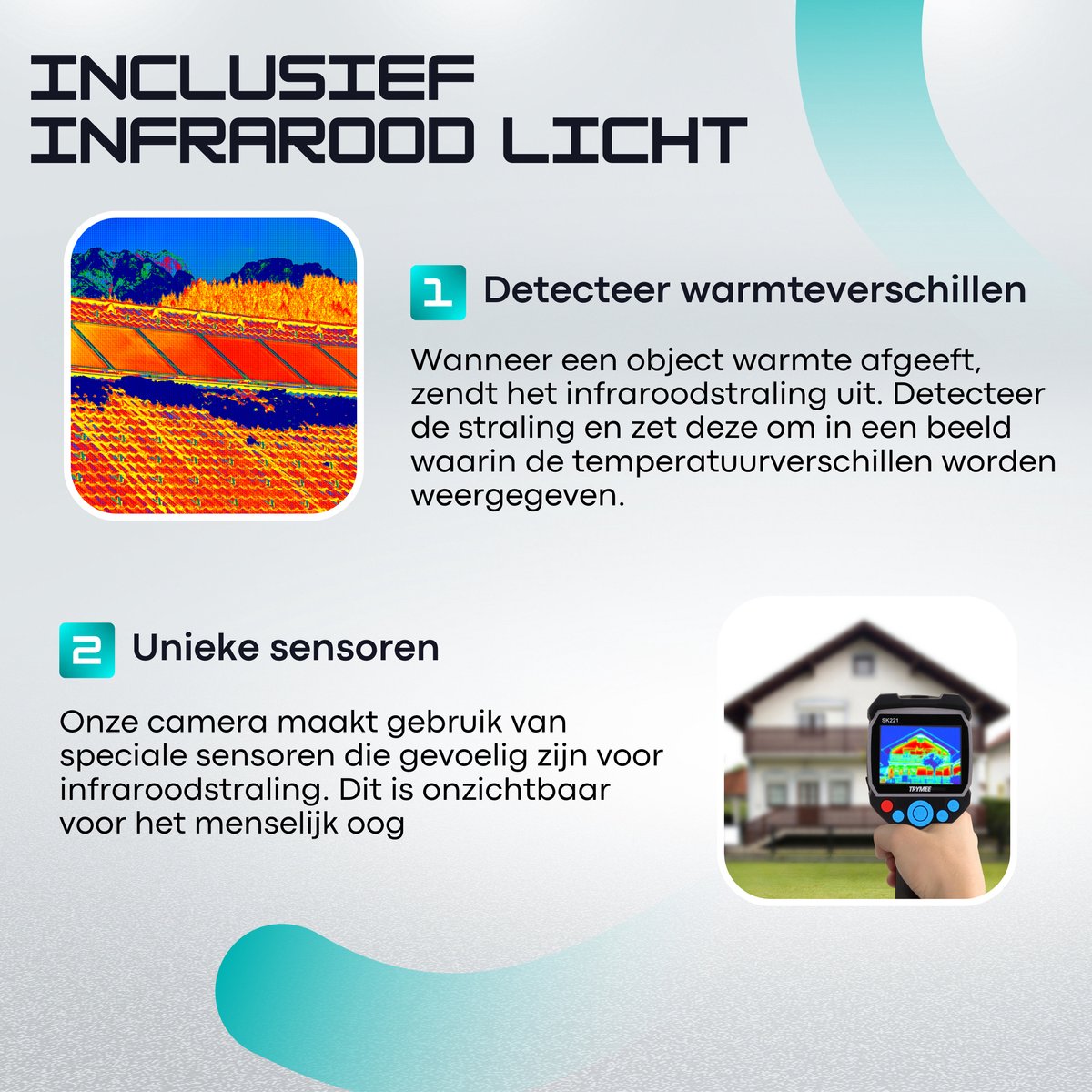 VOLTCRAFT WB-410 Warmtebeeldcamera -20 tot 550 °C 160 x 120 Pixel 25 Hz Geïntegreerde digitale VOLTCRAFT WB-410 Warmtebeeldcamera -20 tot 550 °C 160 x 120 Pixel 25 Hz Geïntegreerde digitale
