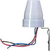 Perel Lichtsensor, 360° detectiehoek, IP44, gebruik binnen- en buitenshuis, wit