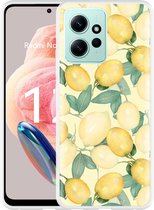 Cazy Hoesje geschikt voor Xiaomi Redmi Note 12 4G Lemons