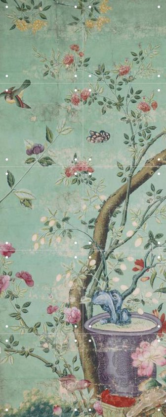 IXXI Panel of a Chinese Wallpaper - Wanddecoratie - Abstract - 40 x 100 cm