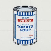 IXXI Tomato Soup Can - Banksy - Wanddecoratie - 100 x 100 cm
