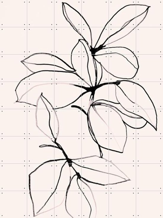 IXXI Foliage - Wanddecoratie - Bloemen en Planten - 120 x 160 cm