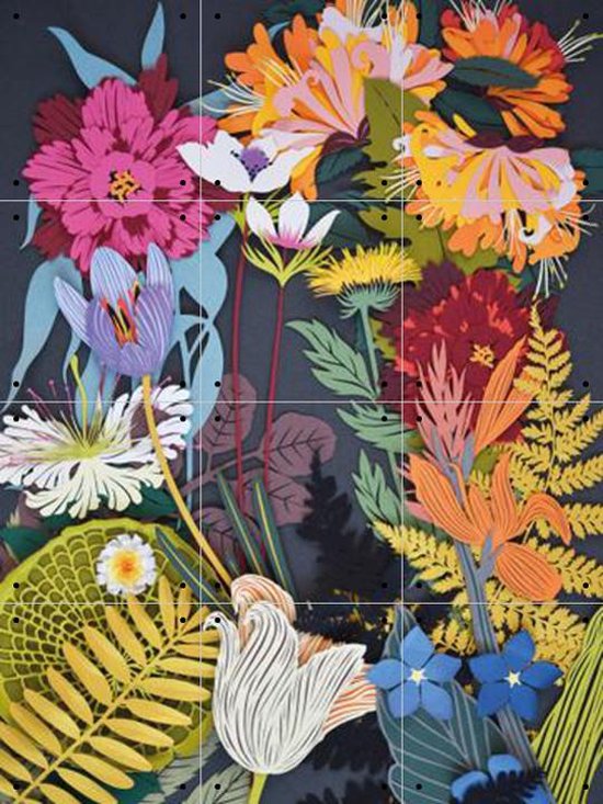 IXXI Garden of Nature - Wanddecoratie - Bloemen en Planten - 60 x 80 cm