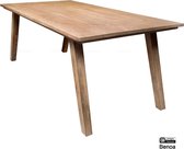 Eettafel Bibi rechthoekig mangohout 280 cm - lichtbruin